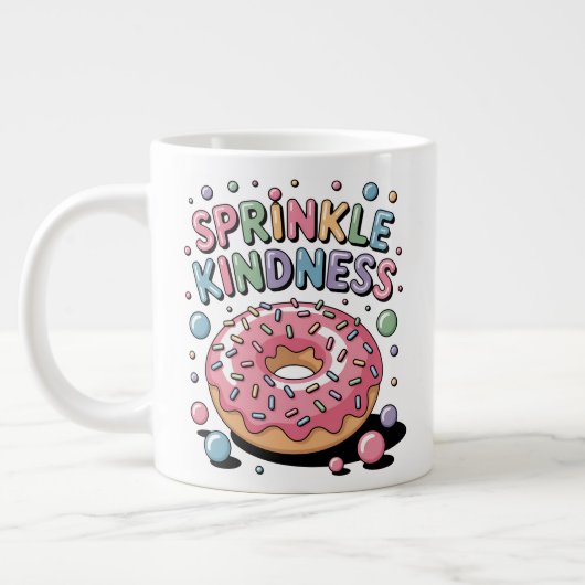 Sprinkle Kindness | Donut Jumbo-Tasse (Links)