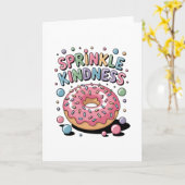 Sprinkle Kindness | Donut Karte (Gelbe Blume)