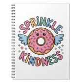 Sprinkle Kindness | Donut Notizblock (Vorderseite)