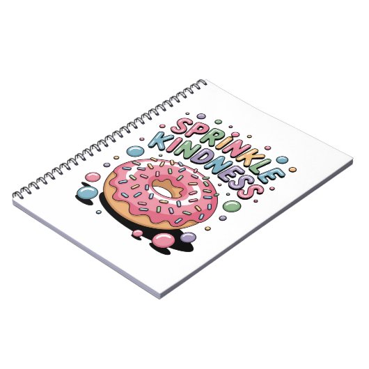 Sprinkle Kindness | Donut Notizblock (Linke Seite)