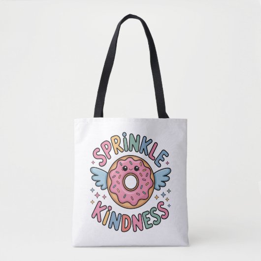 Sprinkle Kindness | Donut Tasche (Vorderseite)