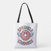 Sprinkle Kindness | Donut Tasche (Rückseite)