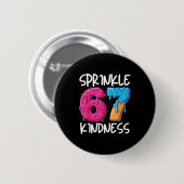 Sprinkle Kindness Family Matching Doughnut Ice-cre Button (Vorne & Hinten)