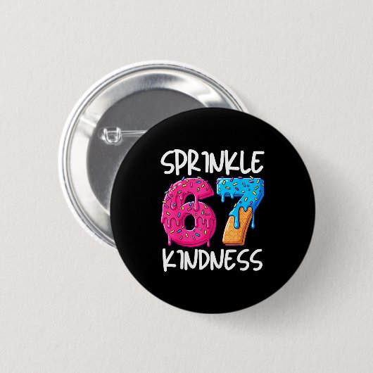 Sprinkle Kindness Family Matching Doughnut Ice-cre Button (Vorne & Hinten)