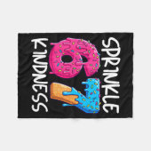 Sprinkle Kindness Family Matching Doughnut Ice-cre Fleecedecke (Vorderseite (Horizontal))