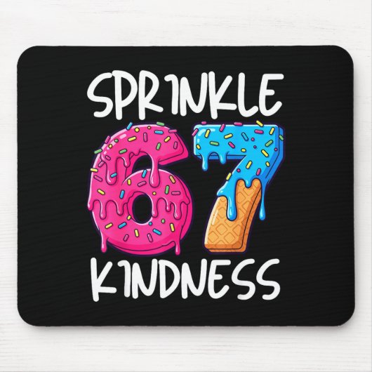 Sprinkle Kindness Family Matching Doughnut Ice-cre Mousepad (Vorne)