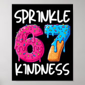 Sprinkle Kindness Family Matching Doughnut Ice-cre Poster (Vorne)
