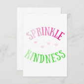 SPRINKLE KINDNING Note Card Dankeskarte (Vorne/Hinten)