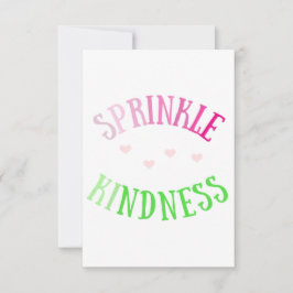 SPRINKLE KINDNING Note Card Dankeskarte