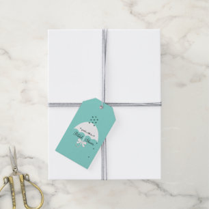 Sprinkle Liebe Aquamarin Blue Bridal Sprinkle Dusc Geschenkanhänger