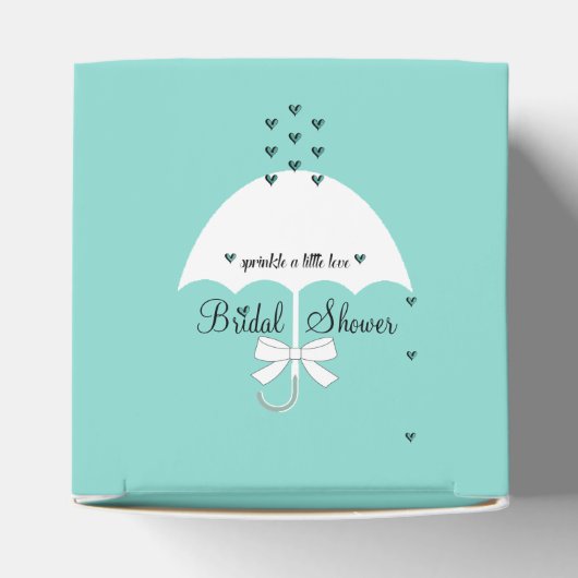 Sprinkle Liebe Blaue Dusche Sprinkle Party Dusche Geschenkschachtel (Oben)