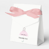 Sprinkle Liebe Rosa Girl Dusche Party Geschenkschachtel (Vorderseite)