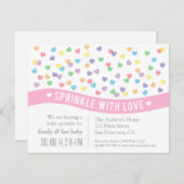 Sprinkle mit Liebe Baby Sprinkle Einladungen (Vorne/Hinten)