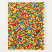 Sprinkle Planner Cover | Bright Rainbow Candy Planer (Rückseite)