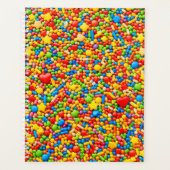 Sprinkle Planner Cover | Bright Rainbow Candy Planer (Vorderseite)
