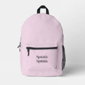 Sprinkle Sprinkle Backpack Bedruckter Rucksack (Vorderseite)