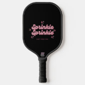 Sprinkle Sprinkle Black Pickleball Paddel Pickleball Schläger (Vorderseite)