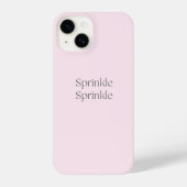 Sprinkle Sprinkle iPhone Gehäuse Shera Seven (rosa Hülle (Rückseite)