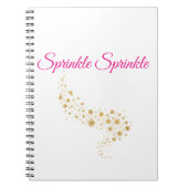 Sprinkle Sprinkle-Notebook Notizblock (Vorderseite)