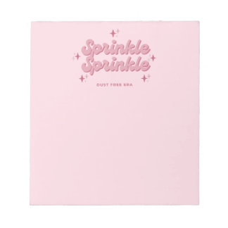 Sprinkle sprinkle Notepad Notizblock