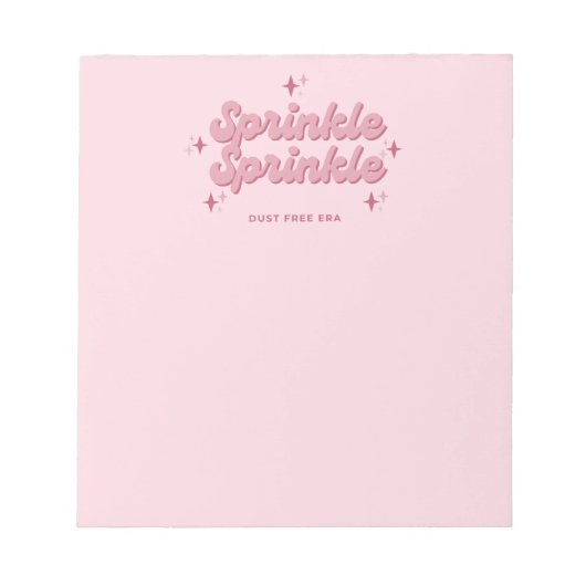Sprinkle sprinkle Notepad Notizblock (Vorderseite)