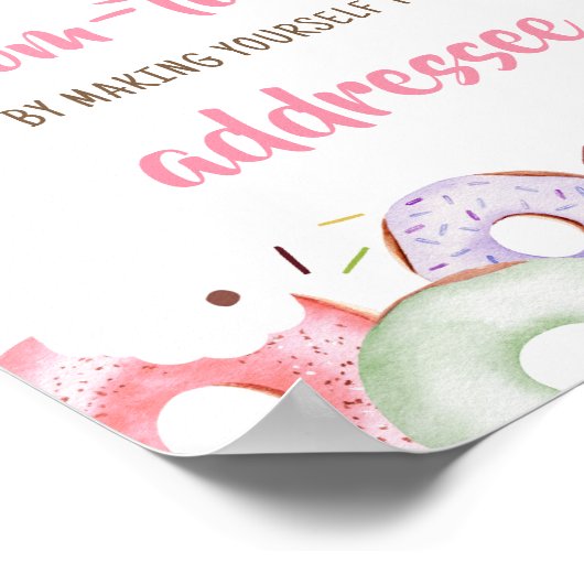 Sprinkle-Umschlag-Station Poster (Ecke)