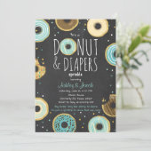 Sprinkle und Sprinkle laden Boy Coed Dusche ein Einladung (Stehend Vorderseite)