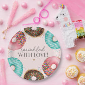 Sprinkled Donut Baby Sprinkle Party Tischdekor Pappteller (Party)