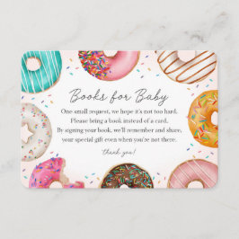 Sprinkled Donut Books für eine Einladung zum Baby