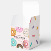 Sprinkled Donut Geburtstagsparty oder Babydusche Geschenkschachtel (Geöffnet)