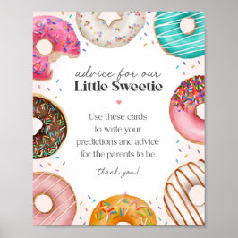 Sprinkled Donuts Babyduschberatung für Babysignatu Poster