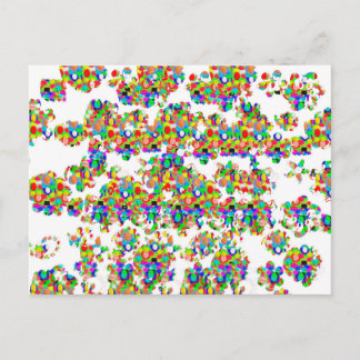 SPRINKLED Jewel Decorations SIGNATURE Art von NAVI Postkarte