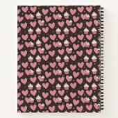 "Sprinkleheart Sugar Rush: Cupcake Chaos Couture" Notizblock (Rückseite)