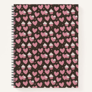 "Sprinkleheart Sugar Rush: Cupcake Chaos Couture" Notizblock