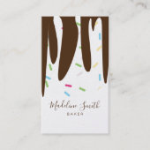 Sprinklen Bäckerei Ice Creme Zuckerguss Tropfen Visitenkarte (Vorderseite)