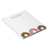 Sprinklen Donuts Personalisiertes Notepad Notizblock (angewinkelt)