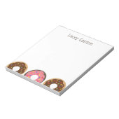 Sprinklen Donuts Personalisiertes Notepad Notizblock (Rotiert)