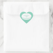 Sprinklen Herz-Aufkleber (Tasche)