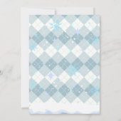 Sprinklen Hot Cocoa Winter Snowflakes Babydusche Einladung (Rückseite)