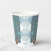 Sprinklen Hot Cocoa Winter Snowflakes Babydusche Pappbecher (Rechts)