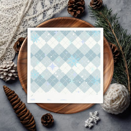 Sprinklen Hot Cocoa Winter Snowflakes Babydusche Serviette