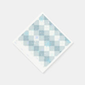 Sprinklen Hot Cocoa Winter Snowflakes Babydusche Serviette (Ecke)