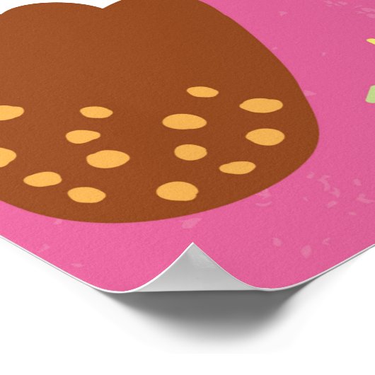 Sprinklen, Kuchen, Eis und Popsikel scat Poster (Ecke)