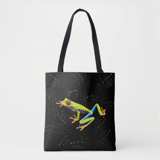 Sprinklen Mit Augen, gemalter Baumfrosch Tasche (Vorderseite)