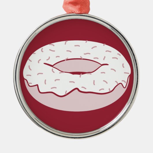 Sprinklen Silbernes Ornament (Vorne)