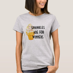Sprinklen sind für Sieger Eiscreme T-Shirt