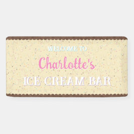 Sprinklen und Elfenbeineis Banner