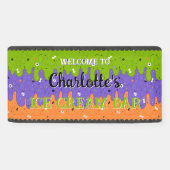 Sprinklen und Halloween-Eiscreme Banner (Horizontal)