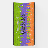 Sprinklen und Halloween-Eiscreme Banner (Vertikal)