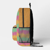 Sprinklen und Regenbogen Sherbet Eiscreme Bedruckter Rucksack (Rechts)